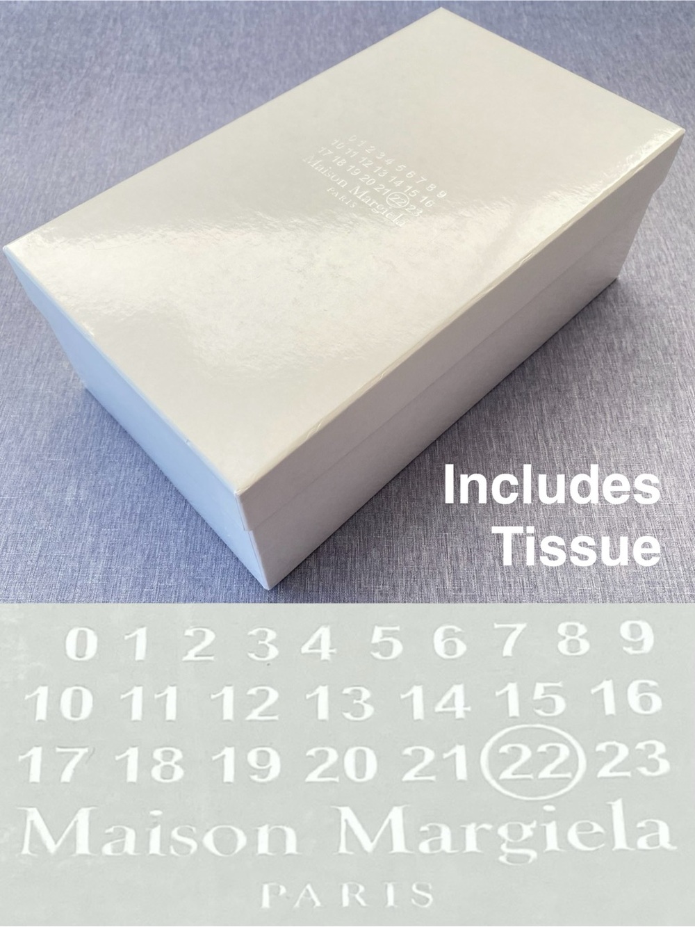 Authentic Maison Margiela | Shoe Box with Tissue | Gift Decoration Storage